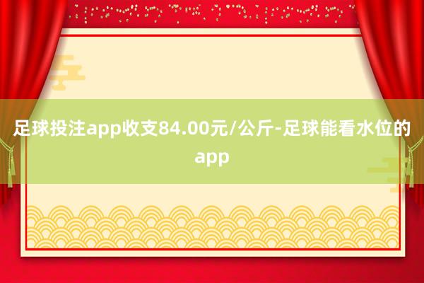 足球投注app收支84.00元/公斤-足球能看水位的app