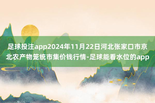 足球投注app2024年11月22日河北张家口市京北农产物笼统市集价钱行情-足球能看水位的app