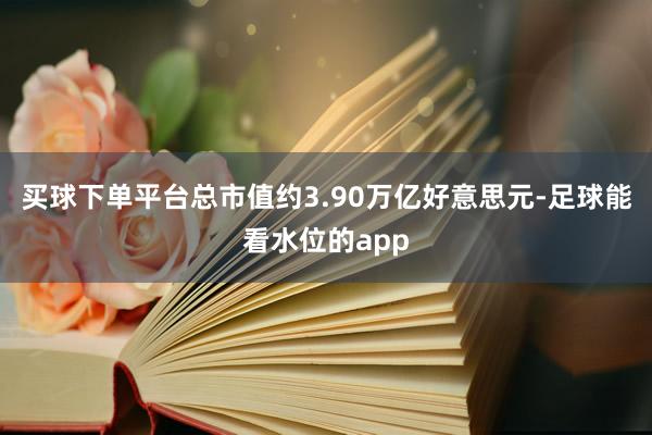 买球下单平台总市值约3.90万亿好意思元-足球能看水位的app